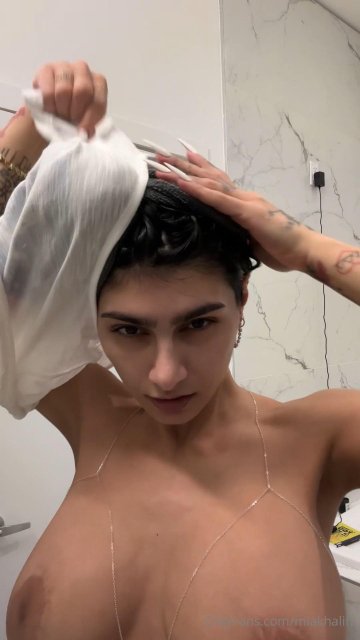 Mia Khalifa Nude Dressing OnlyFans Video Leaked - #33