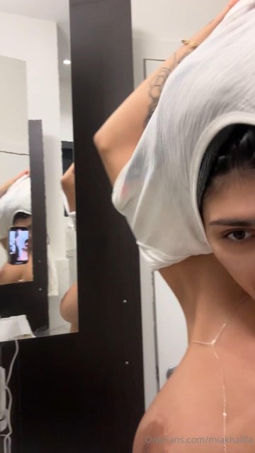Mia Khalifa Nude Dressing OnlyFans Video Leaked - #15