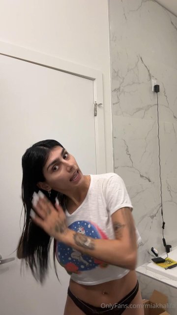 Mia Khalifa Nude Dressing OnlyFans Video Leaked - #30