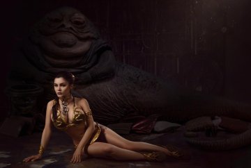 Kalinka Fox Princess Leia Slave Cosplay Set Leaked