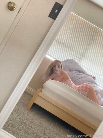 STPeach See-Through Checkered Lingerie Fansly Video Leaked