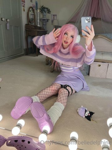 Belle Delphine Purple Crocs Full Onlyfans Set Leaked - #171