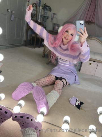 Belle Delphine Purple Crocs Full Onlyfans Set Leaked - #188