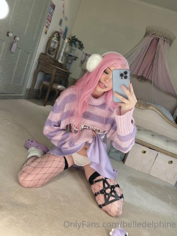 Belle Delphine Purple Crocs Full Onlyfans Set Leaked - #92