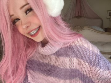 Belle Delphine Purple Crocs Full Onlyfans Set Leaked - #166