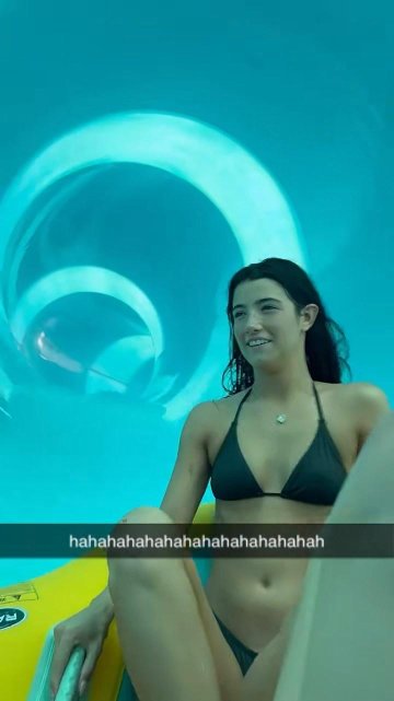 Charli D’Amelio Bikini Waterpark Video Leaked