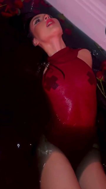 Andrea Botez Nipple Pasties Wet Bodysuit Video Leaked - #11