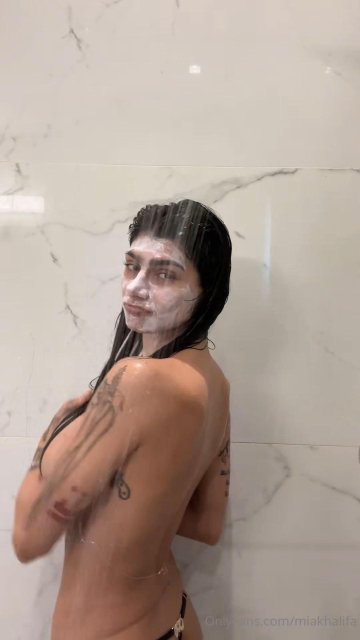 Mia Khalifa Nude Shower Shaving OnlyFans Video Leaked - #32