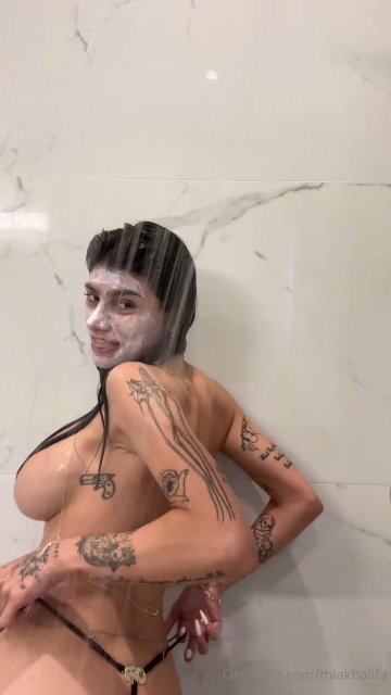 Mia Khalifa Nude Shower Shaving OnlyFans Video Leaked - #26
