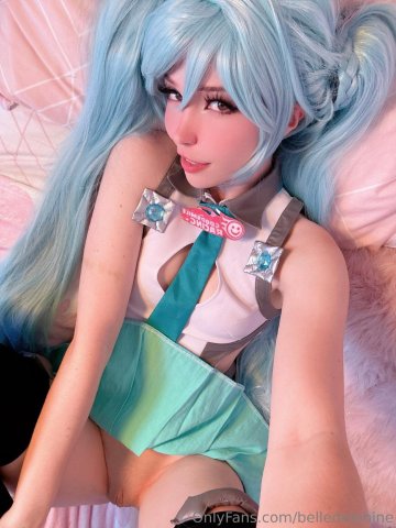 Belle Delphine Nude Miku Cosplay Onlyfans Set Leaked - #7