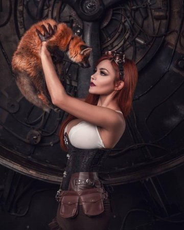 Kalinka Fox Nude Steampunk Cosplay Patreon Set Leaked - #28