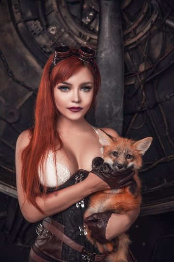 Kalinka Fox Nude Steampunk Cosplay Patreon Set Leaked - #21