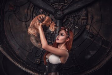 Kalinka Fox Nude Steampunk Cosplay Patreon Set Leaked - #19
