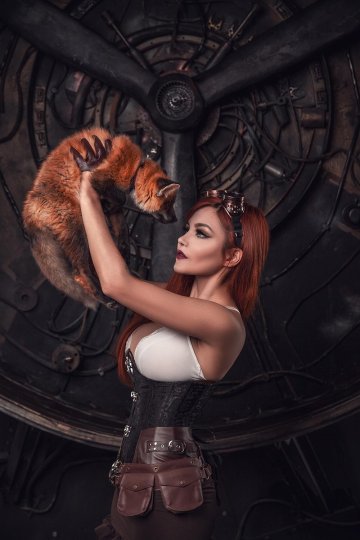 Kalinka Fox Nude Steampunk Cosplay Patreon Set Leaked - #14