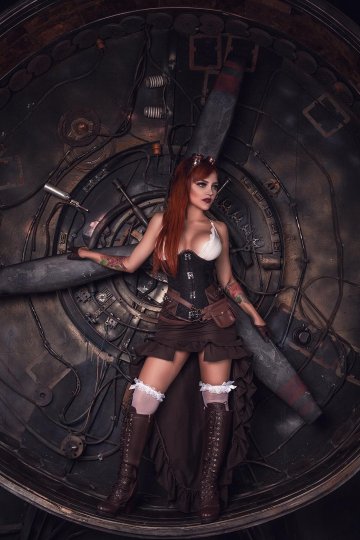 Kalinka Fox Nude Steampunk Cosplay Patreon Set Leaked - #23