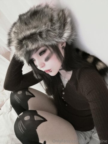 Belle Delphine Sexy Emo Raccoon Onlyfans Set Leaked - #12