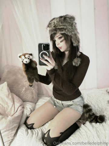 Belle Delphine Sexy Emo Raccoon Onlyfans Set Leaked - #11