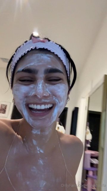Mia Khalifa Nude Shower Prep OnlyFans Video Leaked - #25