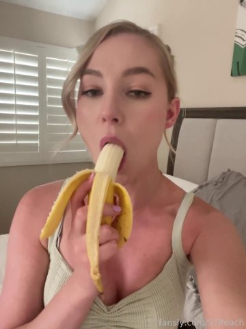 STPeach Banana Deepthroat Fansly Video Leaked