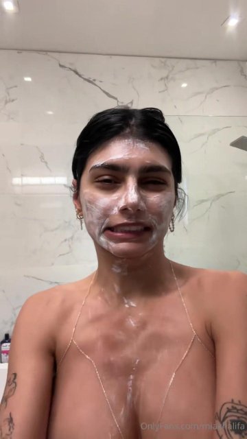 Mia Khalifa Nude Shower Prep Part 2 OnlyFans Video Leaked - #3