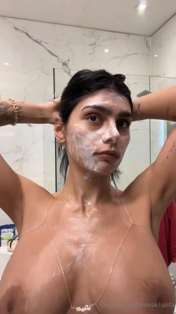 Mia Khalifa Nude Shower Prep Part 2 OnlyFans Video Leaked - #6