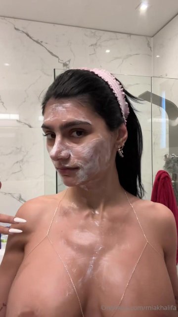 Mia Khalifa Nude Shower Prep Part 2 OnlyFans Video Leaked - #13