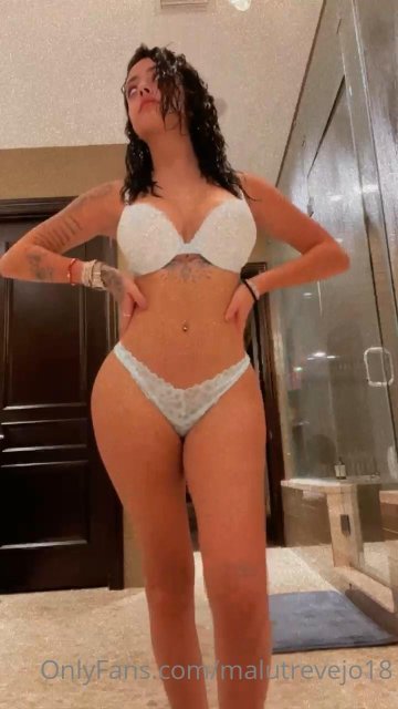 Malu Trevejo Thong Lingerie Dancing OnlyFans Video Leaked