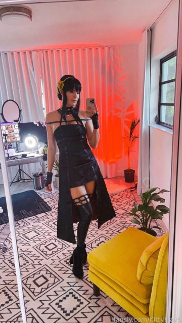 KittyPlays Sexy Yor Forger Cosplay Fansly Set Leaked - #20