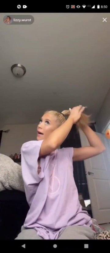 Lizzy Wurst Nipple Slip TikTok Livestream Video Leaked - #3