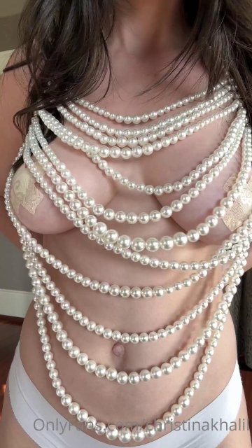 Christina Khalil Nipple Pasties Beaded Top Onlyfans Video Leaked - #3