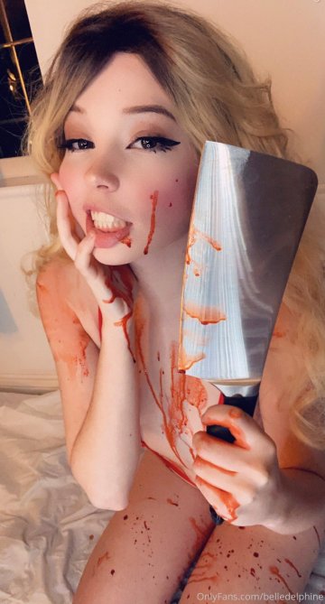 Belle Delphine Nude Red Slingshot Bikini Onlyfans Set Leaked - #105