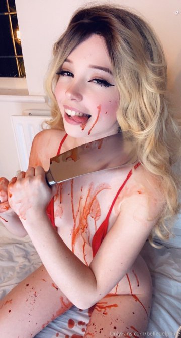 Belle Delphine Nude Red Slingshot Bikini Onlyfans Set Leaked - #46