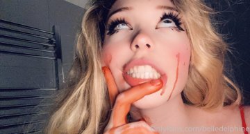 Belle Delphine Nude Red Slingshot Bikini Onlyfans Set Leaked - #43