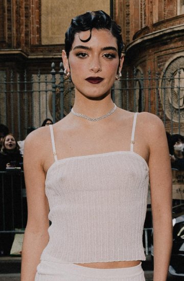 Dixie D’Amelio Nude See-Through Sweater Set Leaked - #8