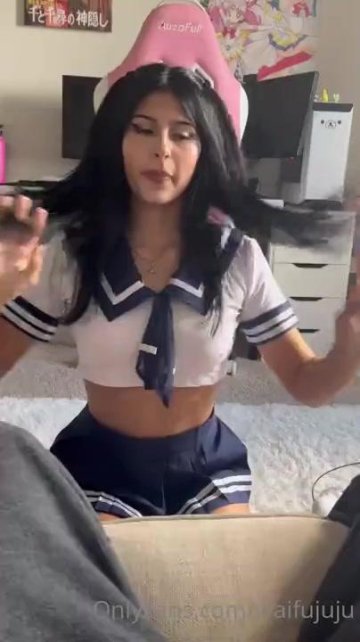 WaifuJuju Nude School Girl POV Blowjob OnlyFans Video Leaked - #6