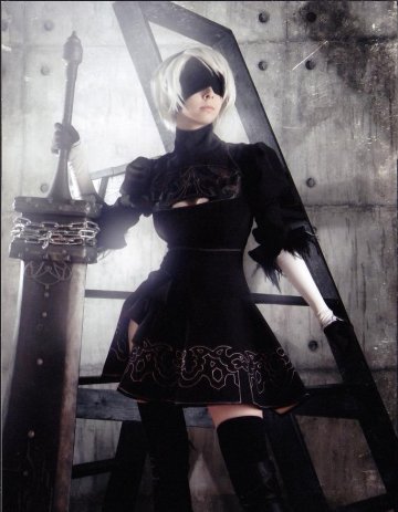 Helly Valentine 2B Nier Automata Cosplay Set Leaked - #8