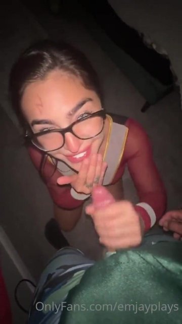 Emily Rinaudo Cosplay Cumshot Blowjob OnlyFans Video Leaked