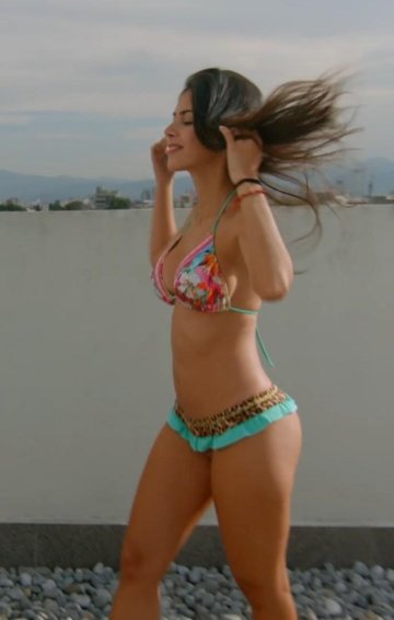 Ari Dugarte Leopard Thong Bikini Patreon Video Leaked - #15