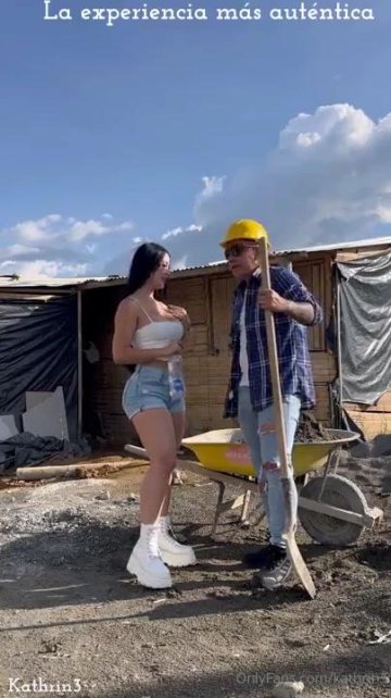 Kathrin Nude POV Construction Blowjob OnlyFans Video Leaked - #12