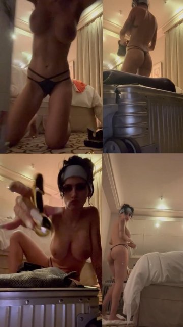Mia Khalifa Nude Luggage Packing OnlyFans Video Leaked