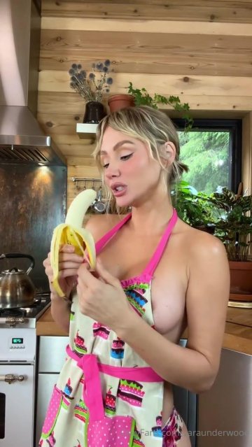 Sara Jean Underwood Banana Blowjob OnlyFans Video Leaked - #3