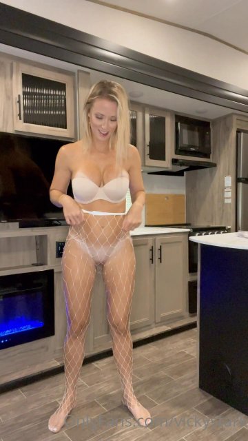 Vicky Stark Nude Stockings Try On Onlyfans Video Leaked - #14