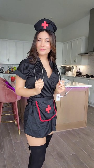 Alinity Nude Nurse Costume Strip Onlyfans Video Leaked - #2