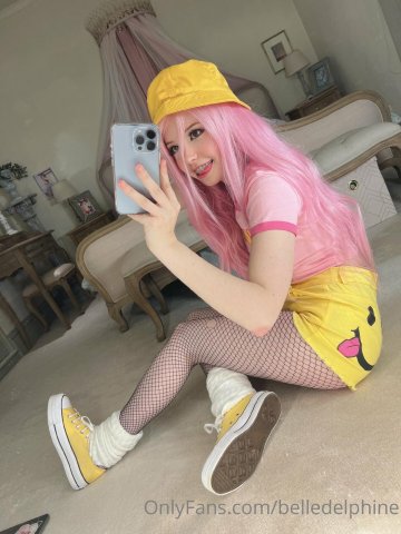 Belle Delphine Yellow Hat Full Onlyfans Set Leaked - #93