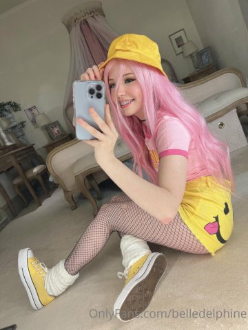 Belle Delphine Yellow Hat Full Onlyfans Set Leaked - #28