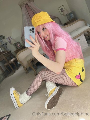Belle Delphine Yellow Hat Full Onlyfans Set Leaked - #4