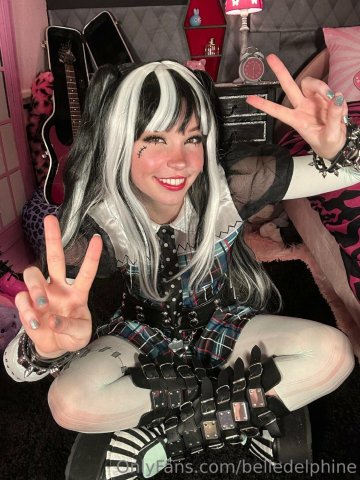 Belle Delphine Nude Frankie Stein Cosplay Onlyfans Set Leaked - #10