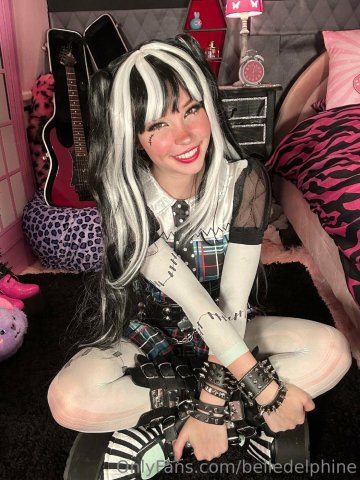 Belle Delphine Nude Frankie Stein Cosplay Onlyfans Set Leaked - #9