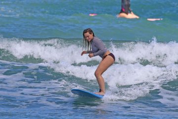 Hilary Duff Bikini Beach Candid Set Leaked - #18