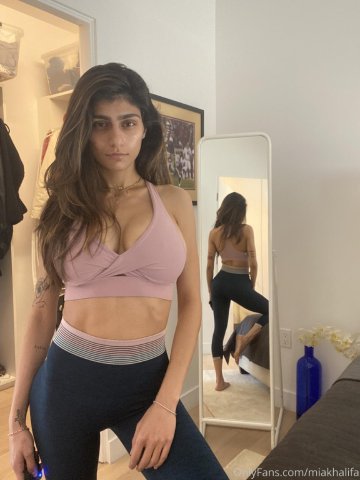 Mia Khalifa Leggings Try-On Haul Onlyfans Set Leaked - #3